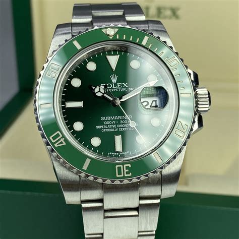 rolex green hulk